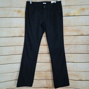 Studio‎ Y Jeans Size 7 8 Black Denim Straight Leg Boot Maurices New